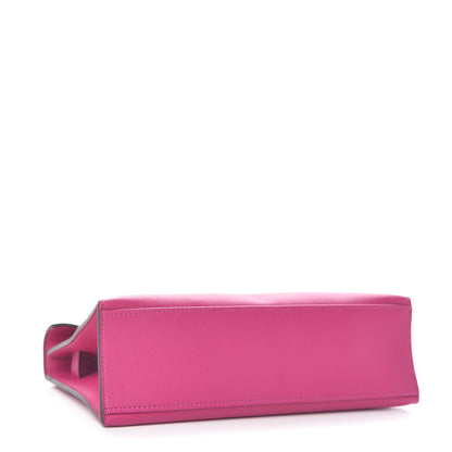 Hermes Swift Kelly Pochette Clutch Rose Pourpre 4 of 27