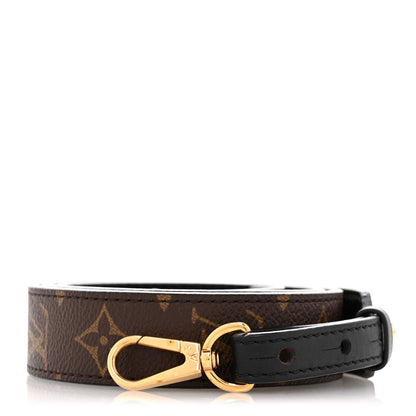 Louis Vuitton Monogram Bandouliere Shoulder Strap XL Black 1 of 8