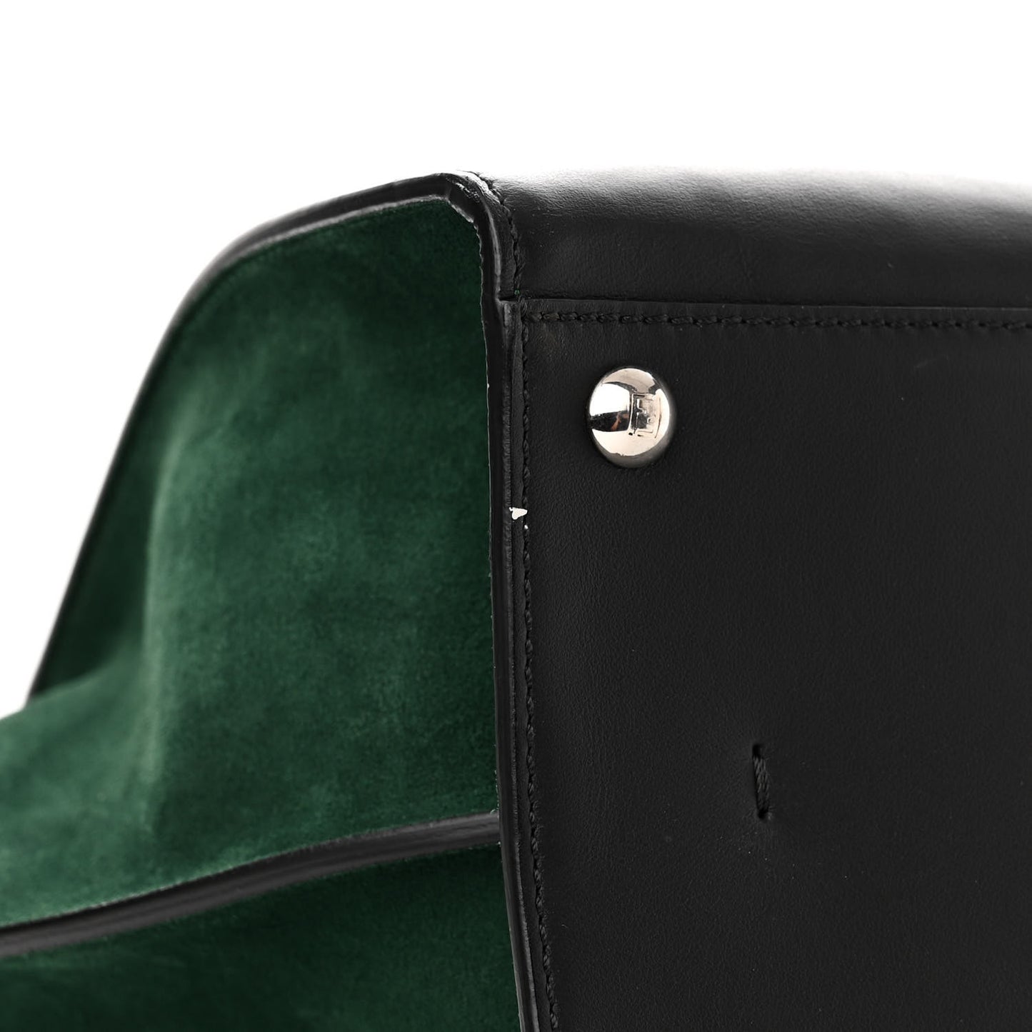 Vitello Baltico Kore Petite 3Jours Tote Black Verde Prato