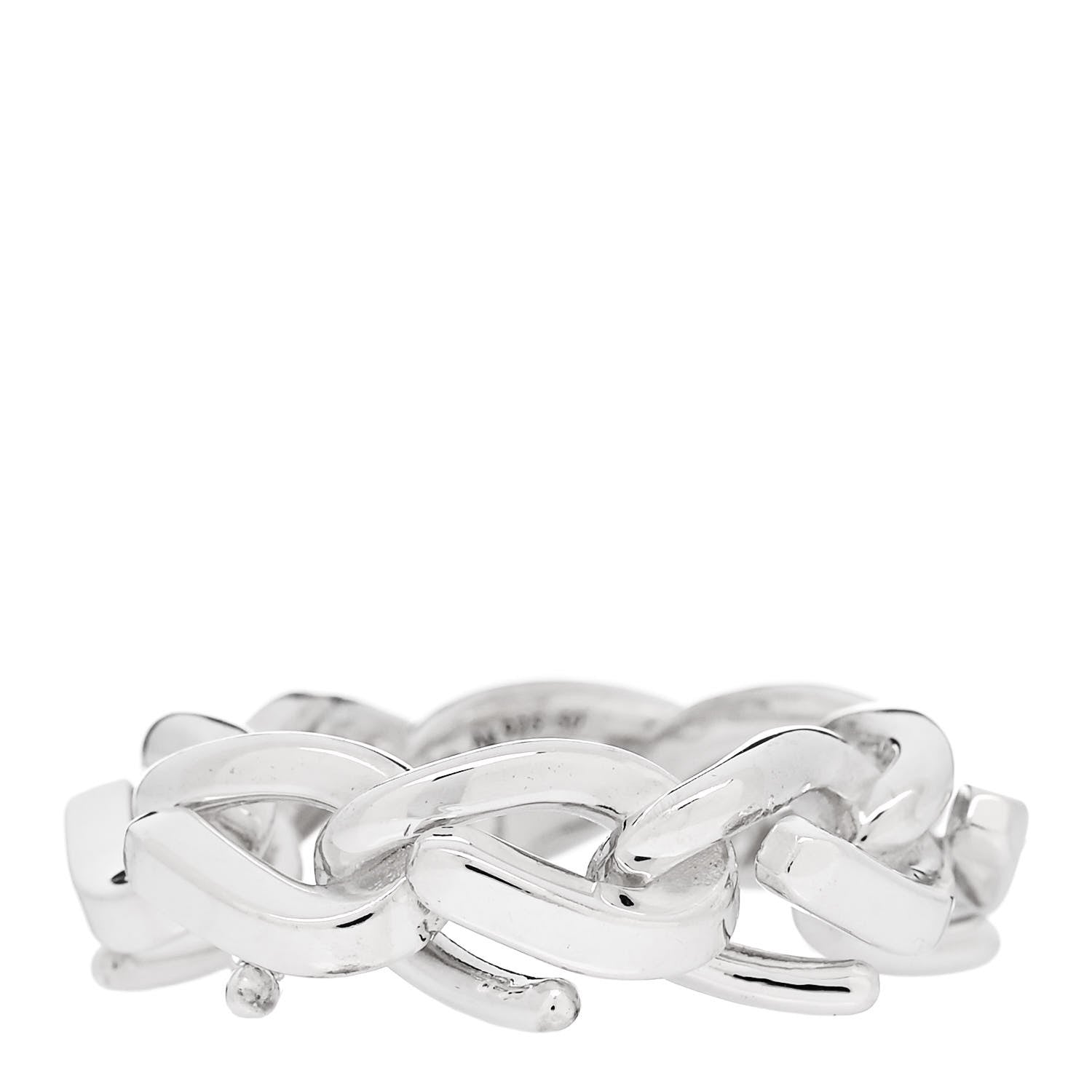 Tiffany Sterling Silver Forge Link Ring 52 6 1 of 4