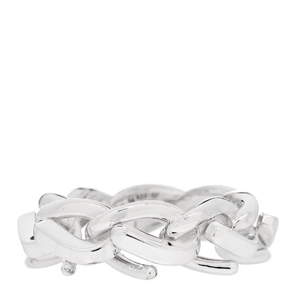 Tiffany Sterling Silver Forge Link Ring 52 6 1 of 4