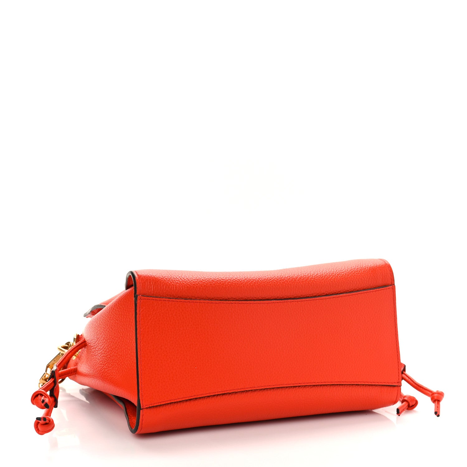 Mulberry Heavy Grain Small Iris Tote Coral Orange 4 of 8