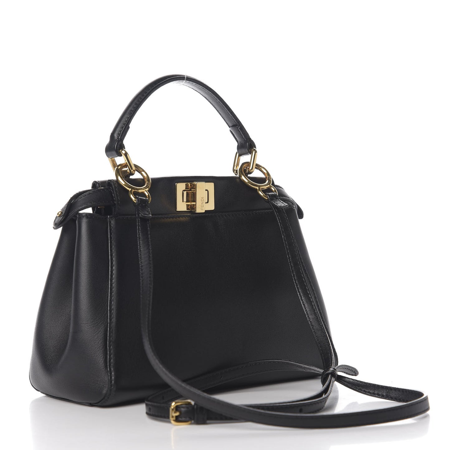 Nappa Mini Peekaboo Iconic Satchel Black