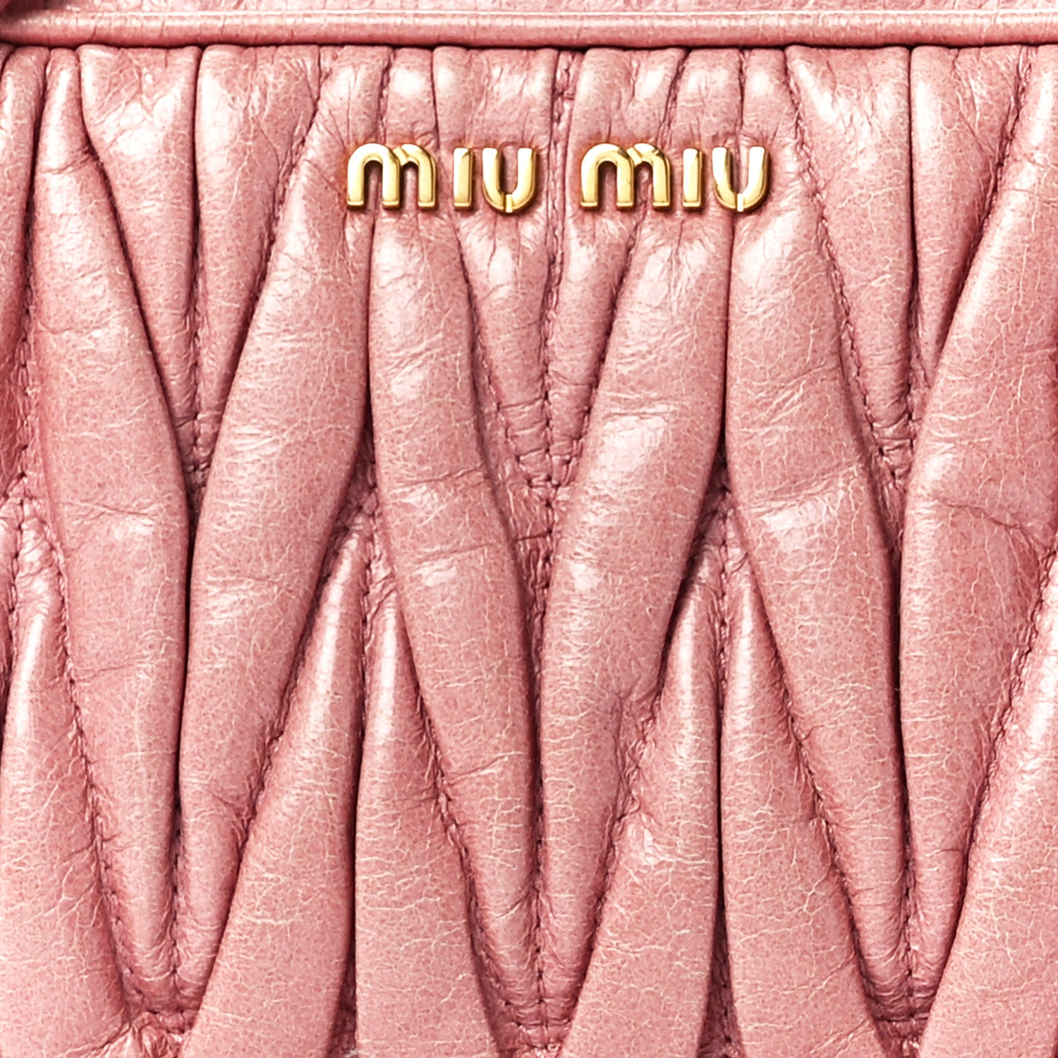 Miu Miu Vitello Lux Matelasse Double Zip Shoulder Bag Rosa 10 of 13