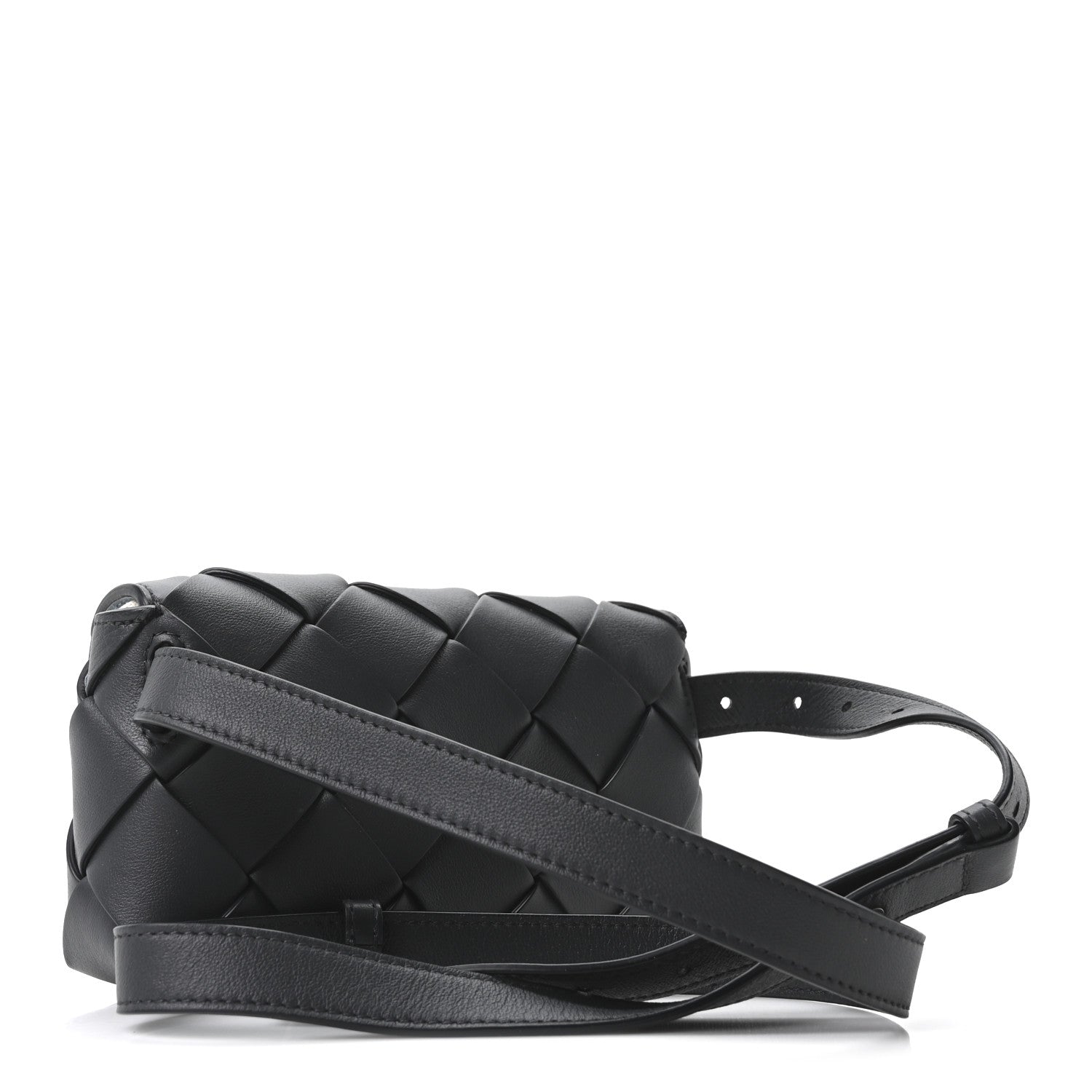 Bottega Veneta Calfskin Intreccio Diago Belt Bag Ardoise 2 of 9