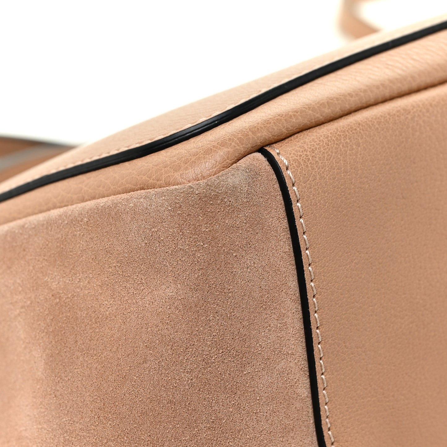Smooth Calfskin Small Indy Shoulder Bag Biscotti Beige