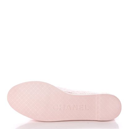 Chanel Terry Grosgrain CC Espadrilles 37 Pink 7 of 9