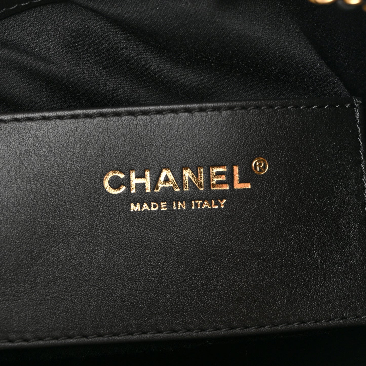 Canvas Quilted Small Chanel 25 Handbag Black