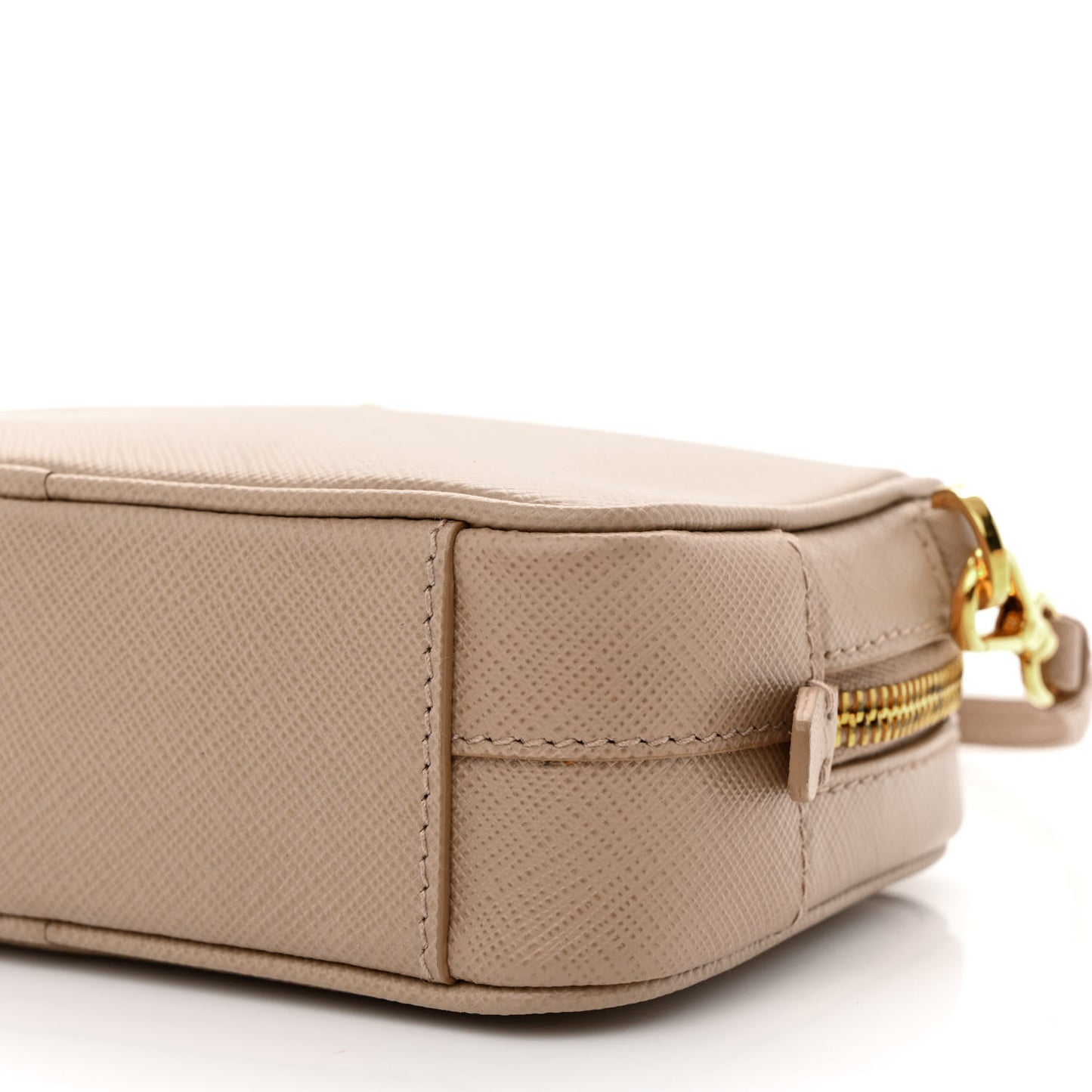 Saffiano Mini Camera Crossbody Cammeo