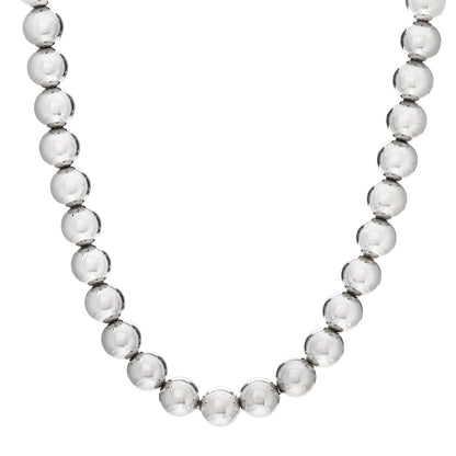 Tiffany Sterling Silver 10mm HardWear Ball Necklace 1 of 4