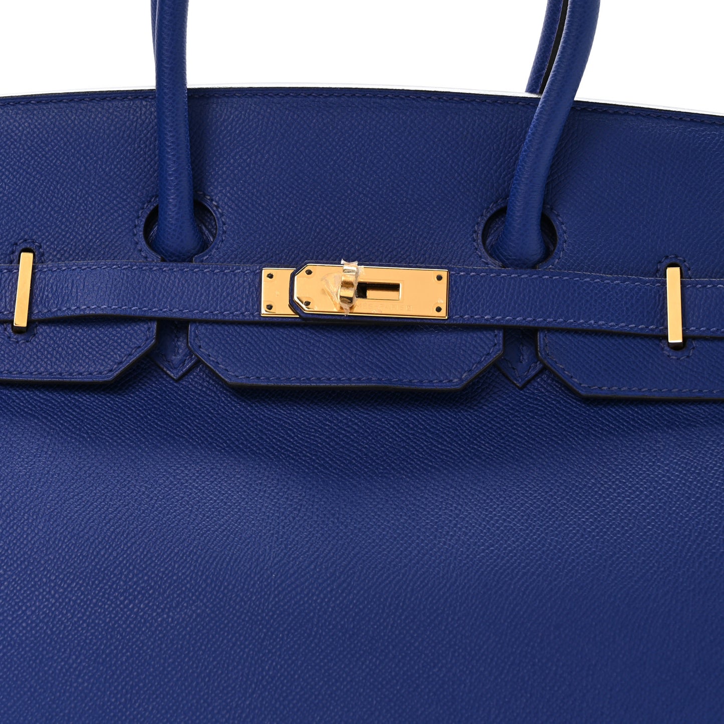 Epsom Birkin 35 Bleu Electrique