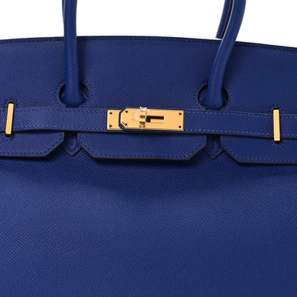 Hermes Epsom Birkin 35 Bleu Electrique 8 of 10