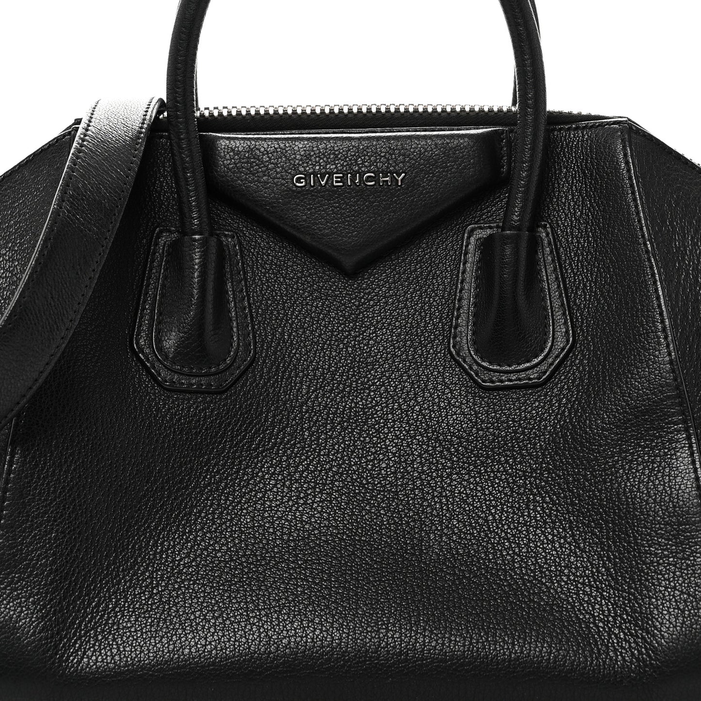 Sugar Goatskin Small Antigona Black