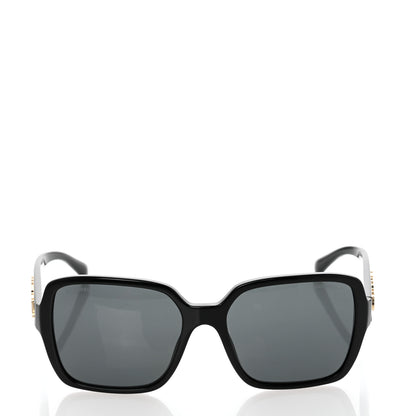 Chanel Acetate Polarized Square Sunglasses 5408 Black 2 of 8