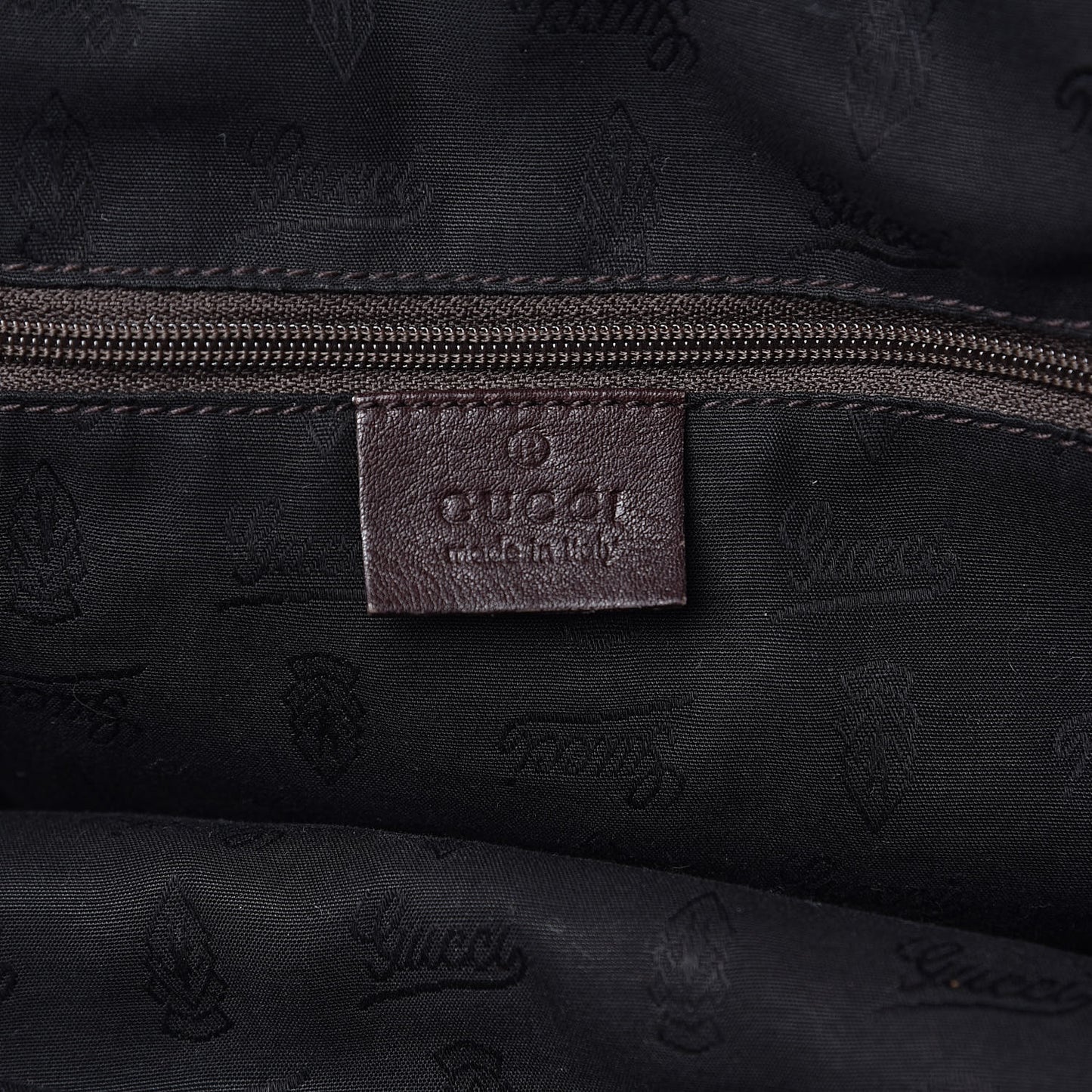Guccissima Medium Sukey Boston Chocolate