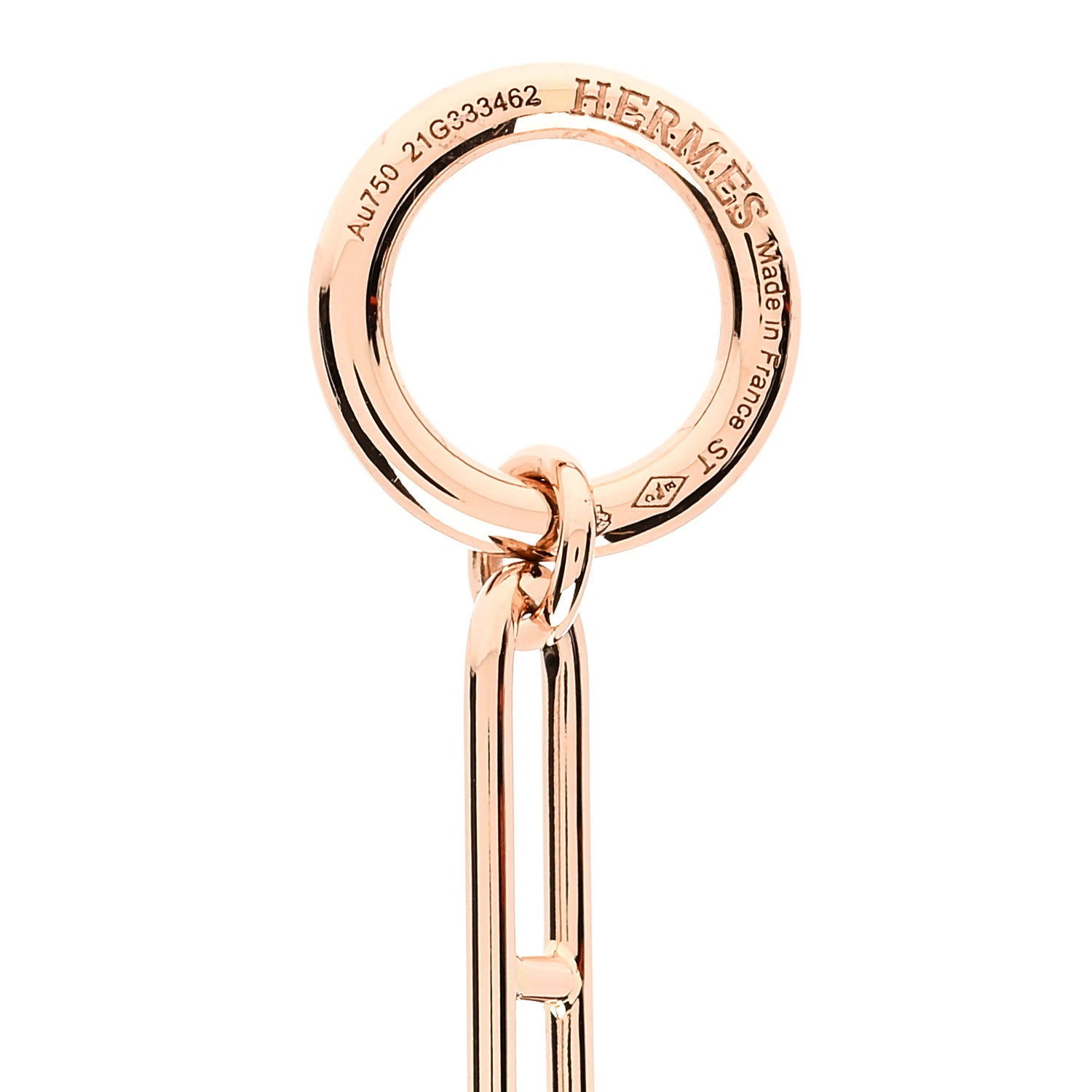 Hermes 18K Rose Gold Echappee Bracelet ST 3 of 4