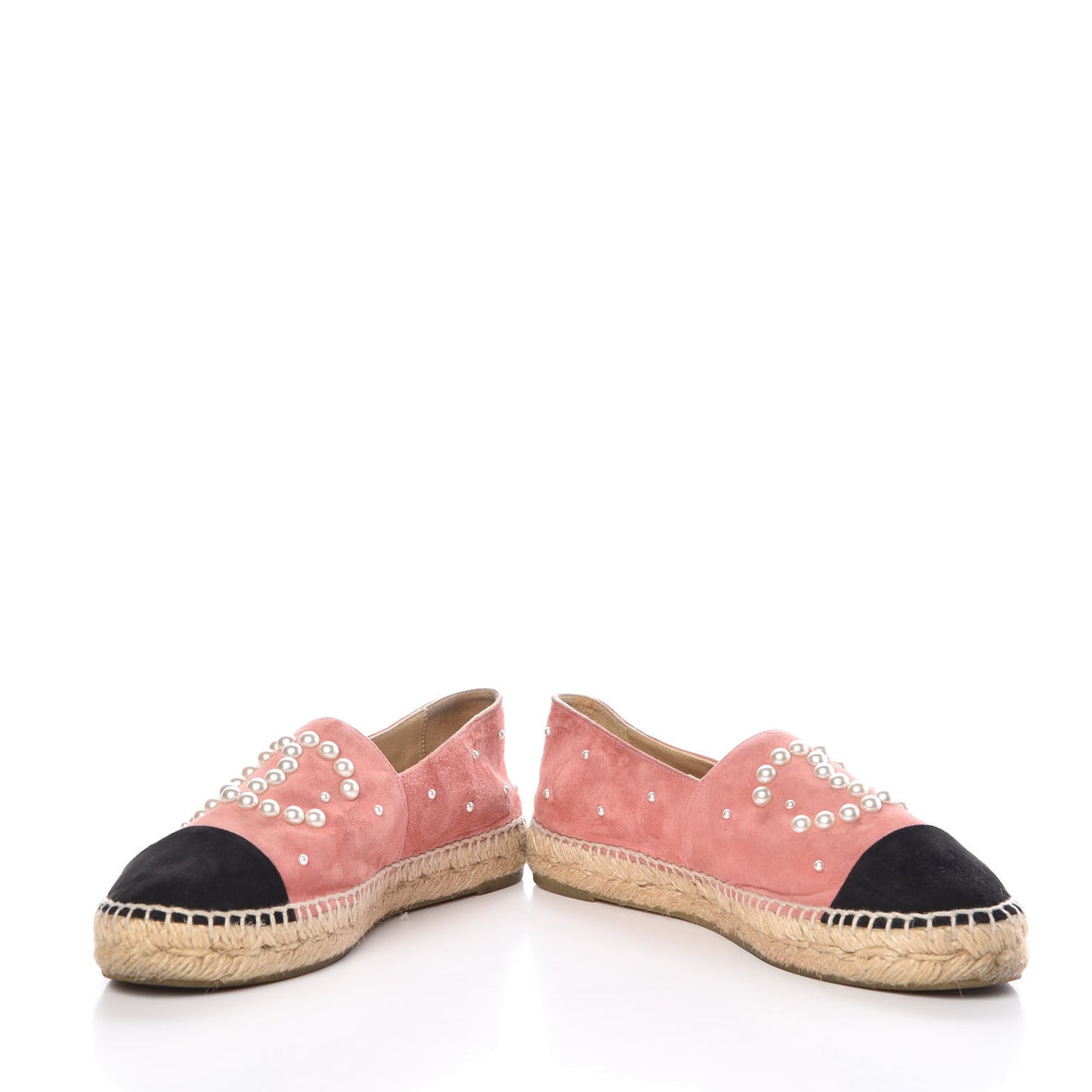 Suede Pearl CC Espadrilles 37 Pink
