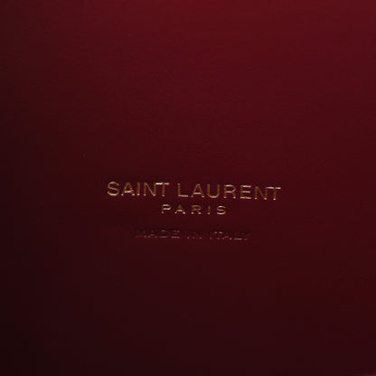 Saint Laurent Calfskin Sac De Jour Burgundy 7 of 11