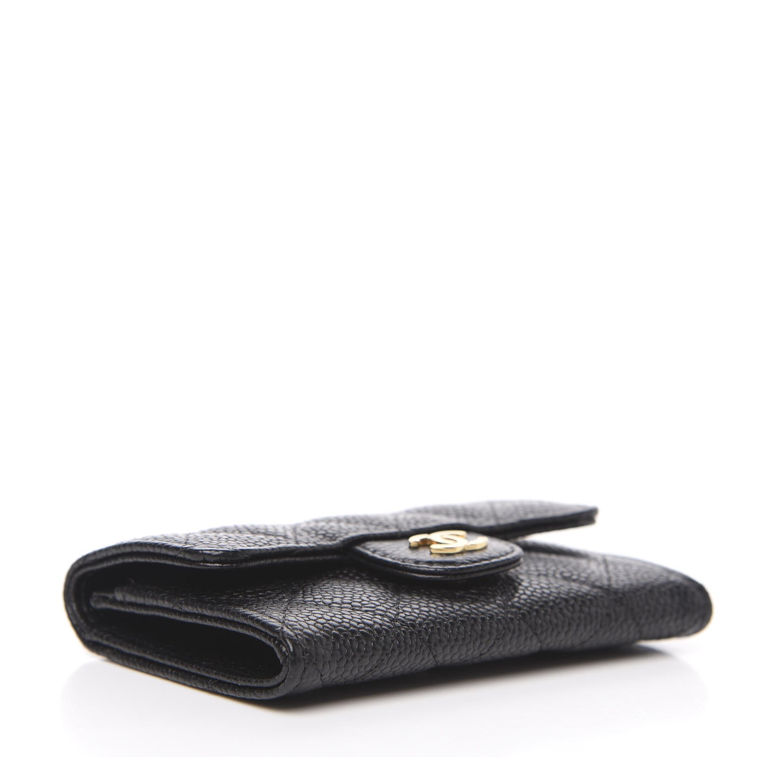 Chanel Caviar Quilted Flap Card Holder Black 3 of 8
