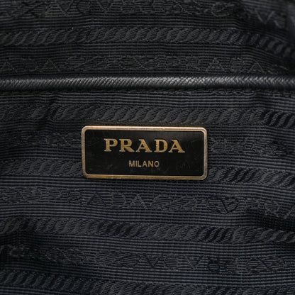 Prada Tessuto Nylon Saffiano Tote Black 6 of 13