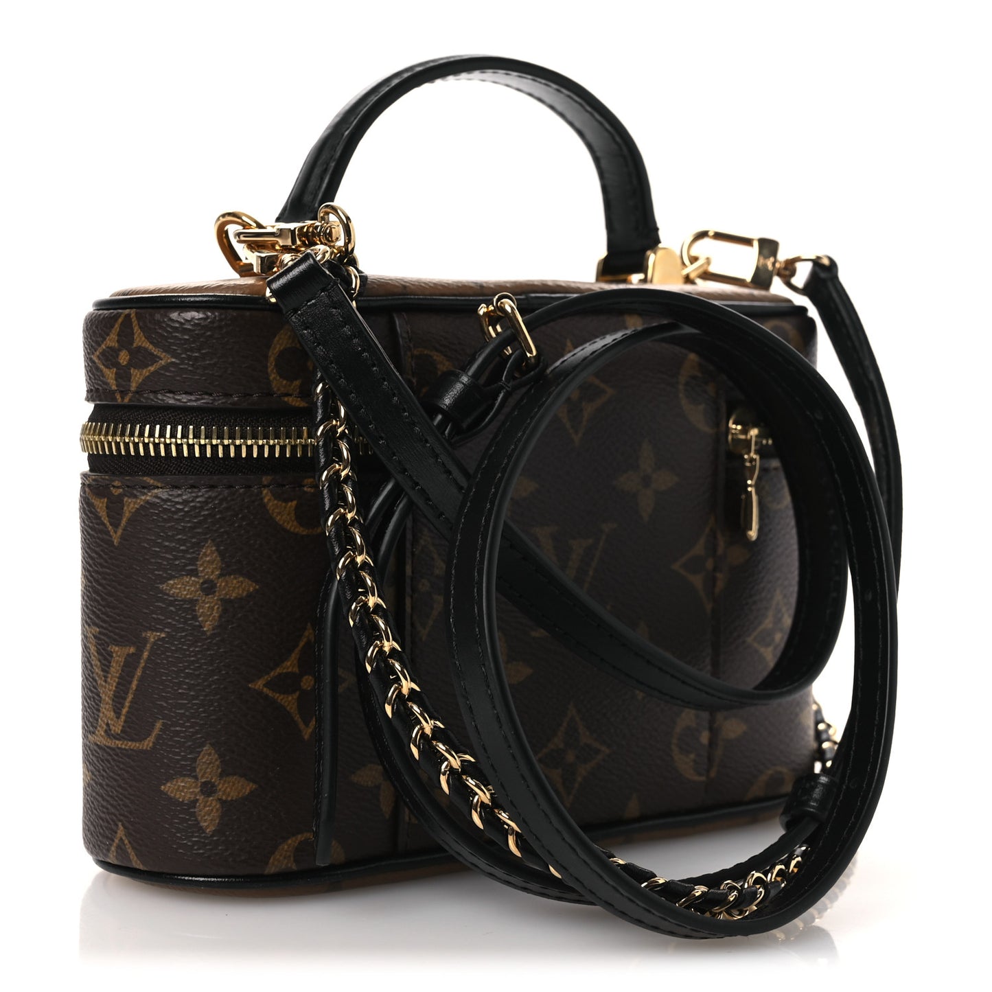 Reverse Monogram Vanity Chain Pouch