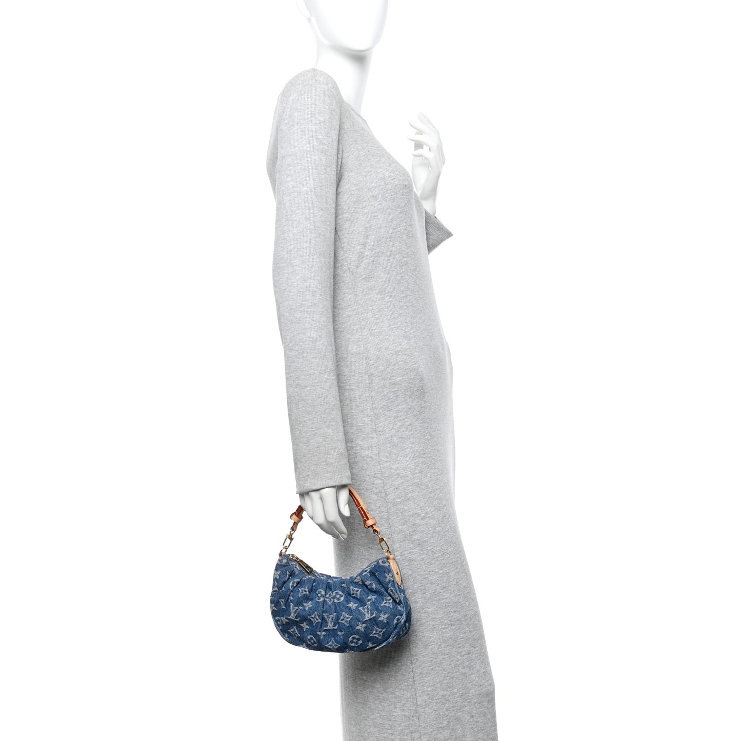 Monogram Denim Pochette Valley Blue