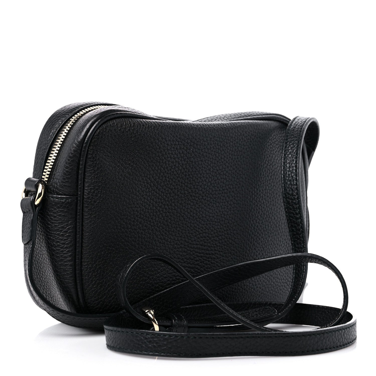 Gucci Pebbled Calfskin Small Soho Disco Bag Black 3 of 10