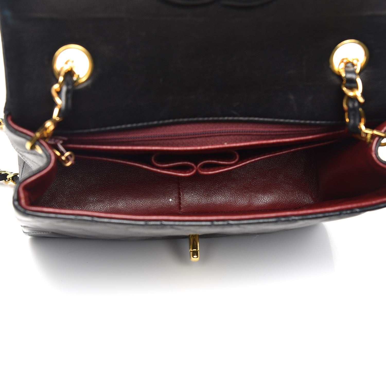 Chanel Lambskin Quilted Small Single Flap Black 5 of 10