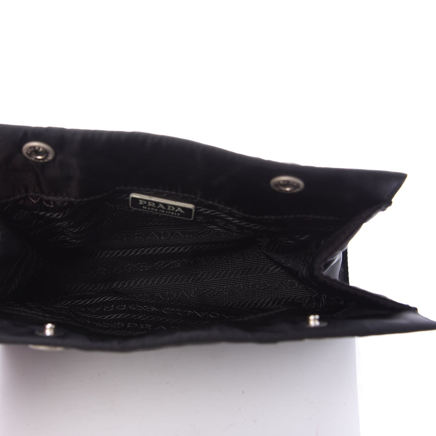 Nylon Vela Cosmetic Pouch Black