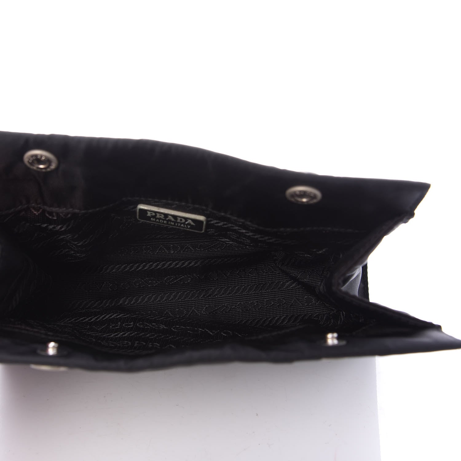 Prada Nylon Vela Cosmetic Pouch Black 5 of 9