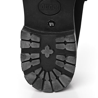 Gucci Suede Mens Horsebit Loafers 8.5 Black 11 of 13