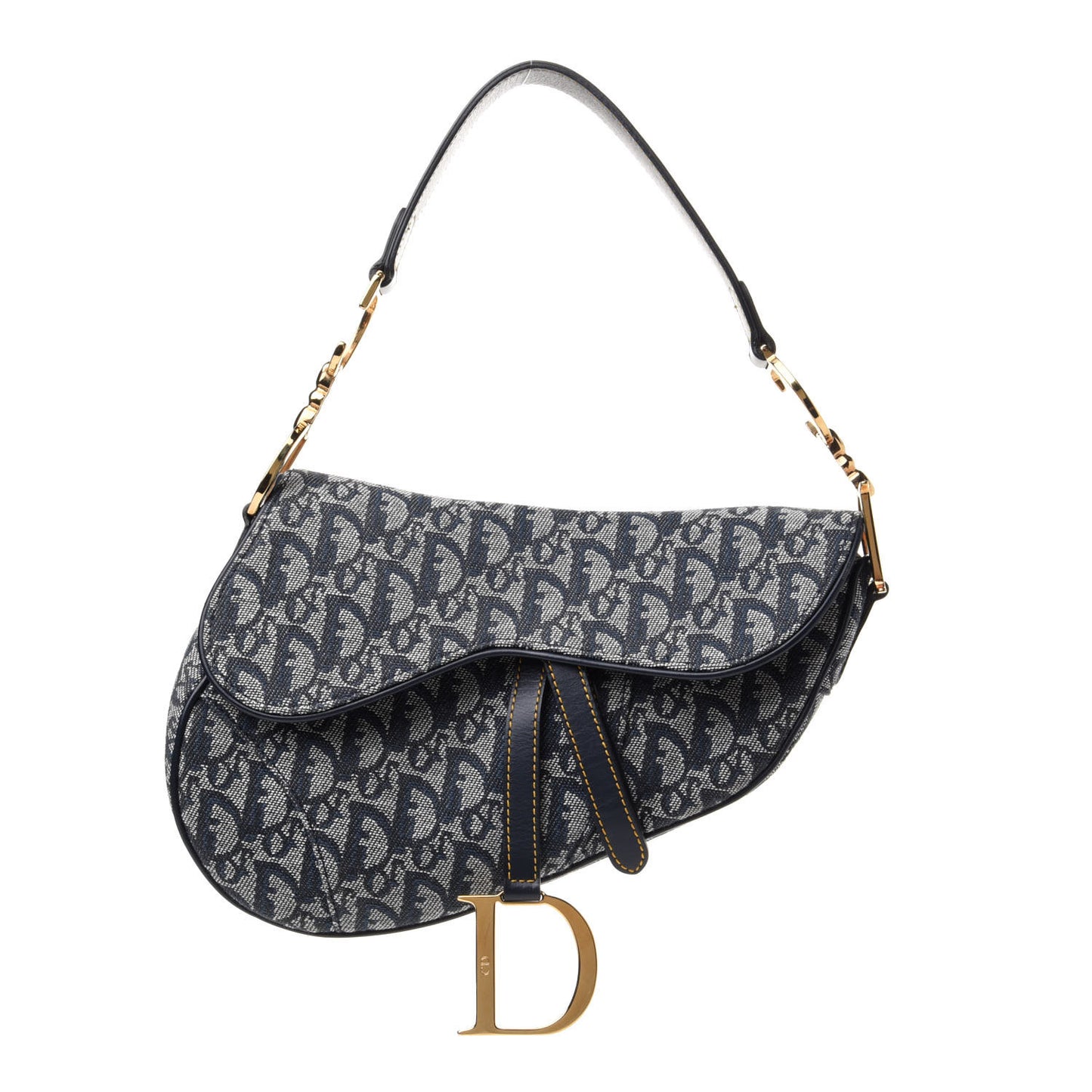 Monogram Saddle Bag Blue