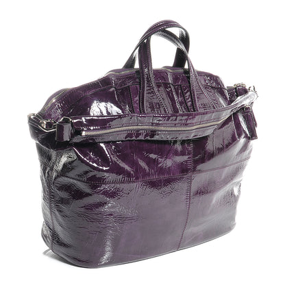 Givenchy Crinkled Patent Large Nightingale Purple 3 of 8