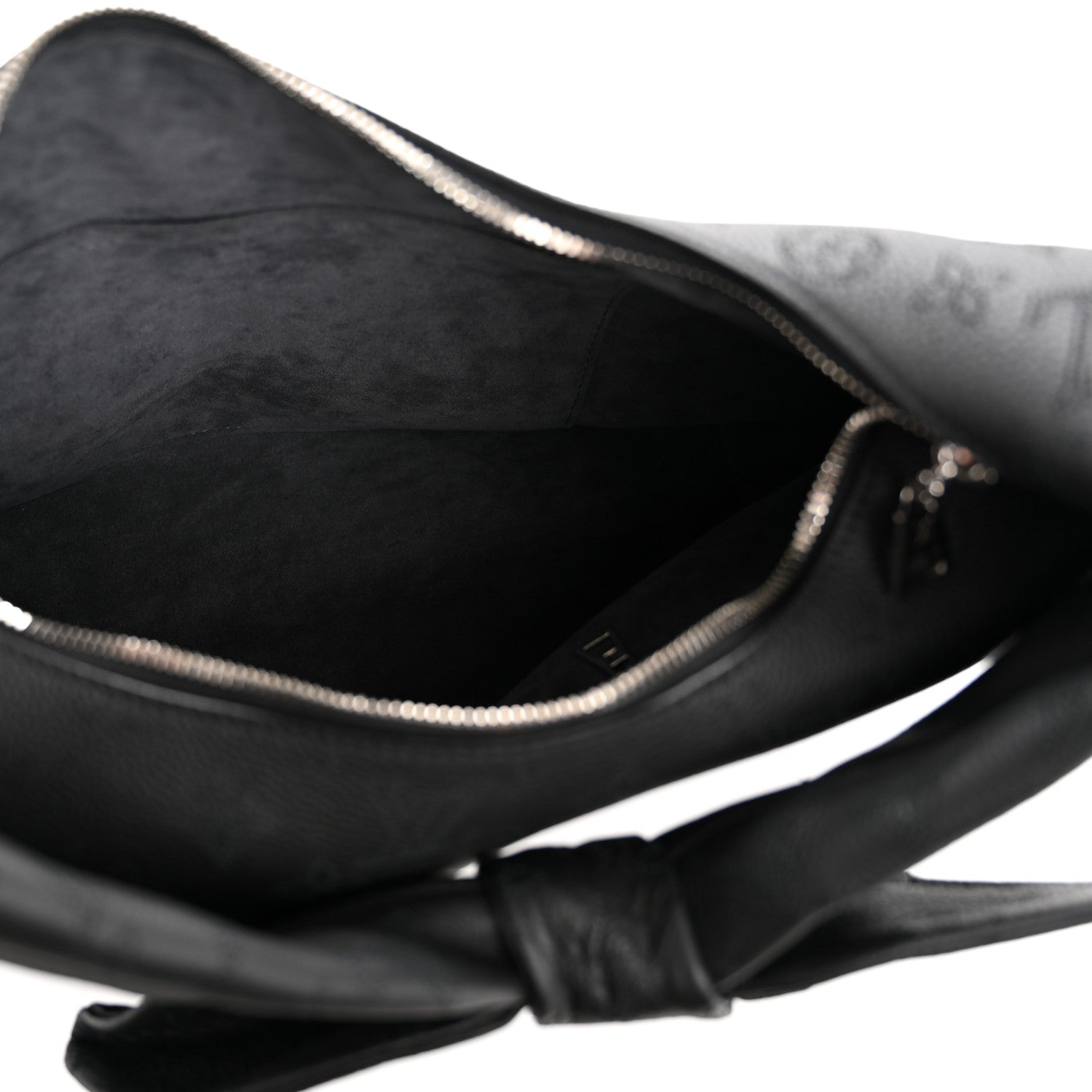 Louis Vuitton Mahina Why Knot MM Black 5 of 9