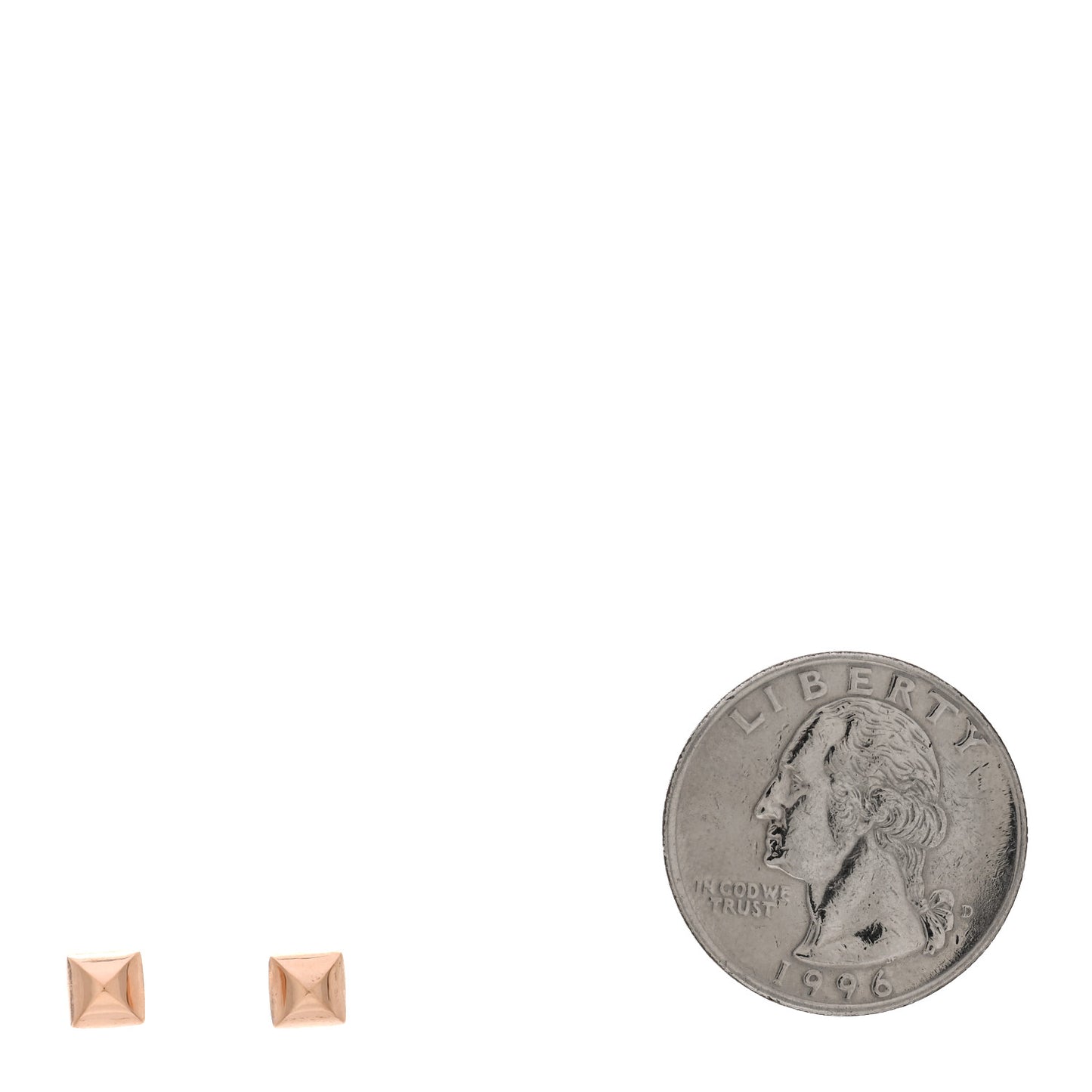 18K Rose Gold Clou d'H Earrings