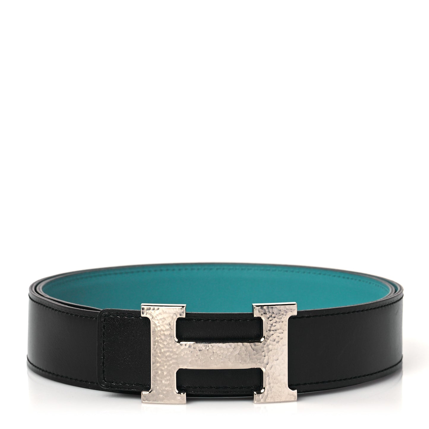Box Swift 32mm Martelee Constance Belt 85 Black Turquoise