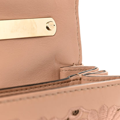 Valentino Garavani Nappa Lace Girello Flap Blush 12 of 13