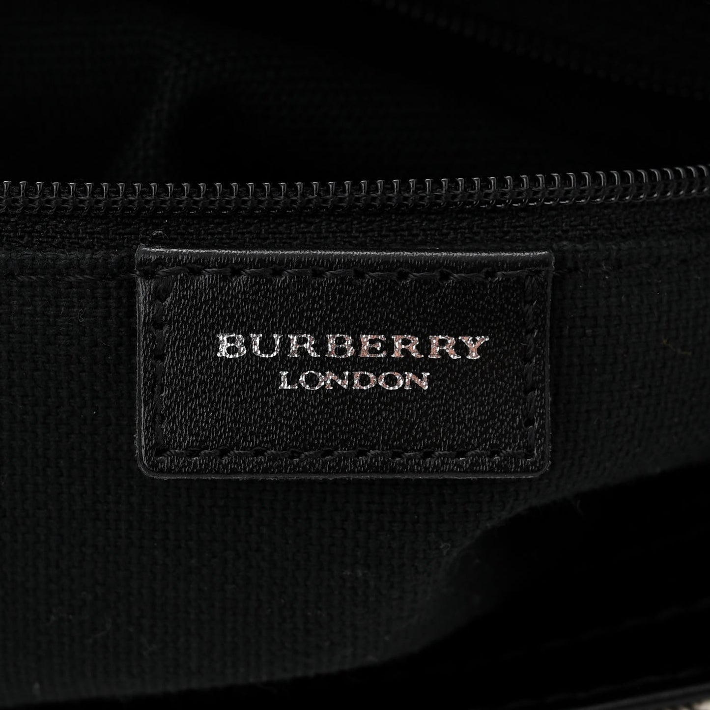House Check Large Pochette Black