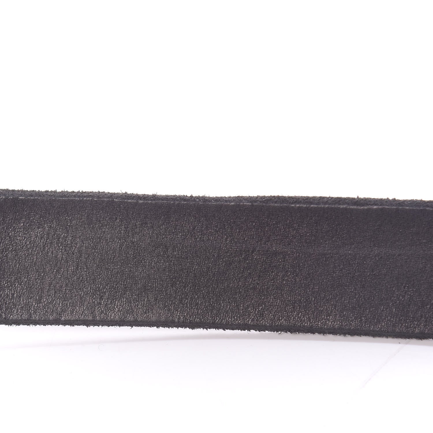 Gucci Calfskin Brass Feline Buckle Belt 80 32 Black 6 of 7
