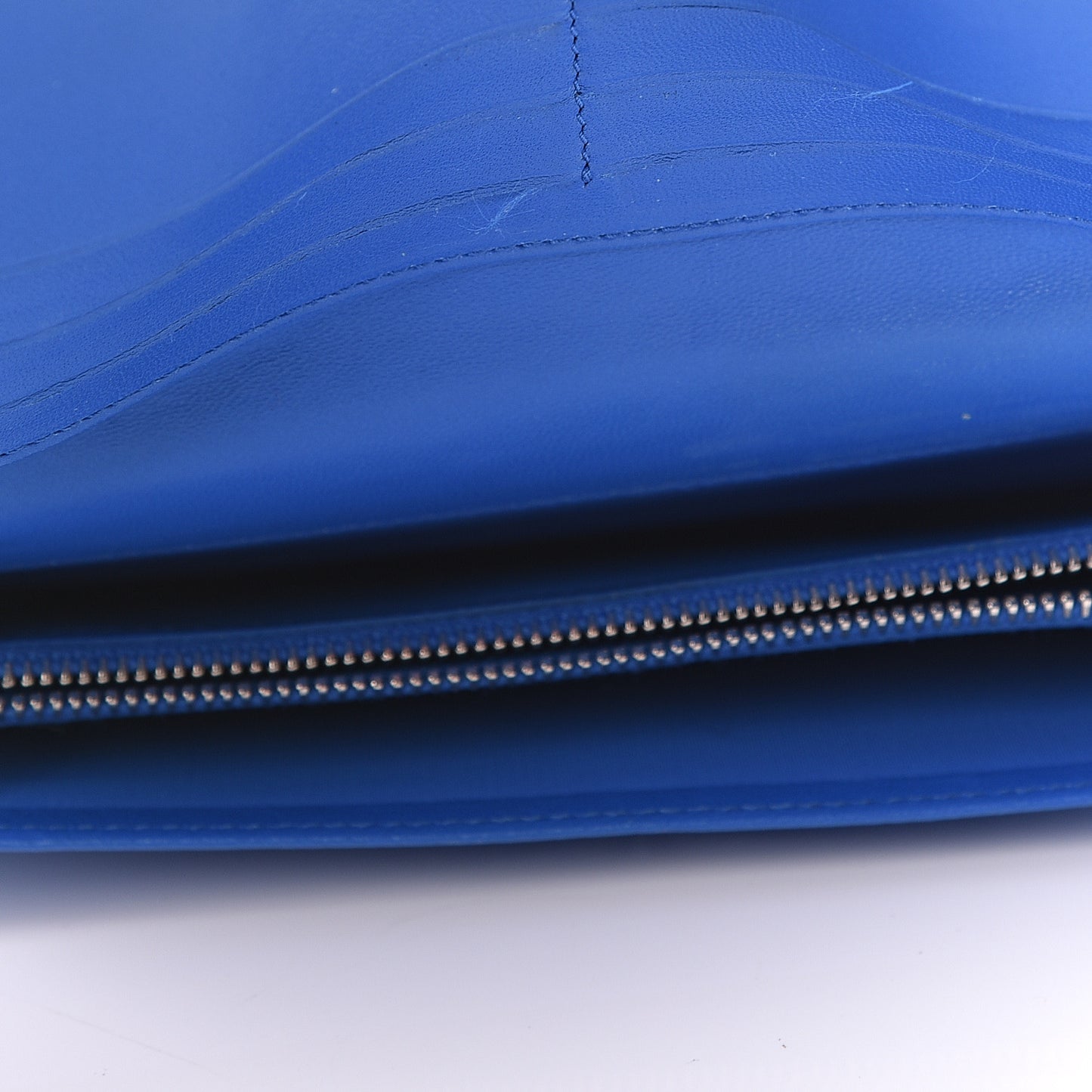 Lambskin Cannage Rendezvous Wallet Blue