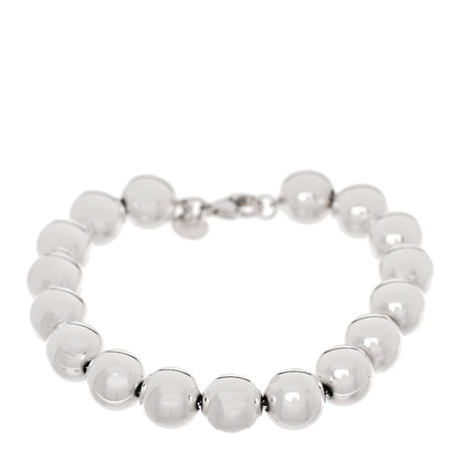 Tiffany Sterling Silver 10mm HardWear Ball Bracelet 1 of 4