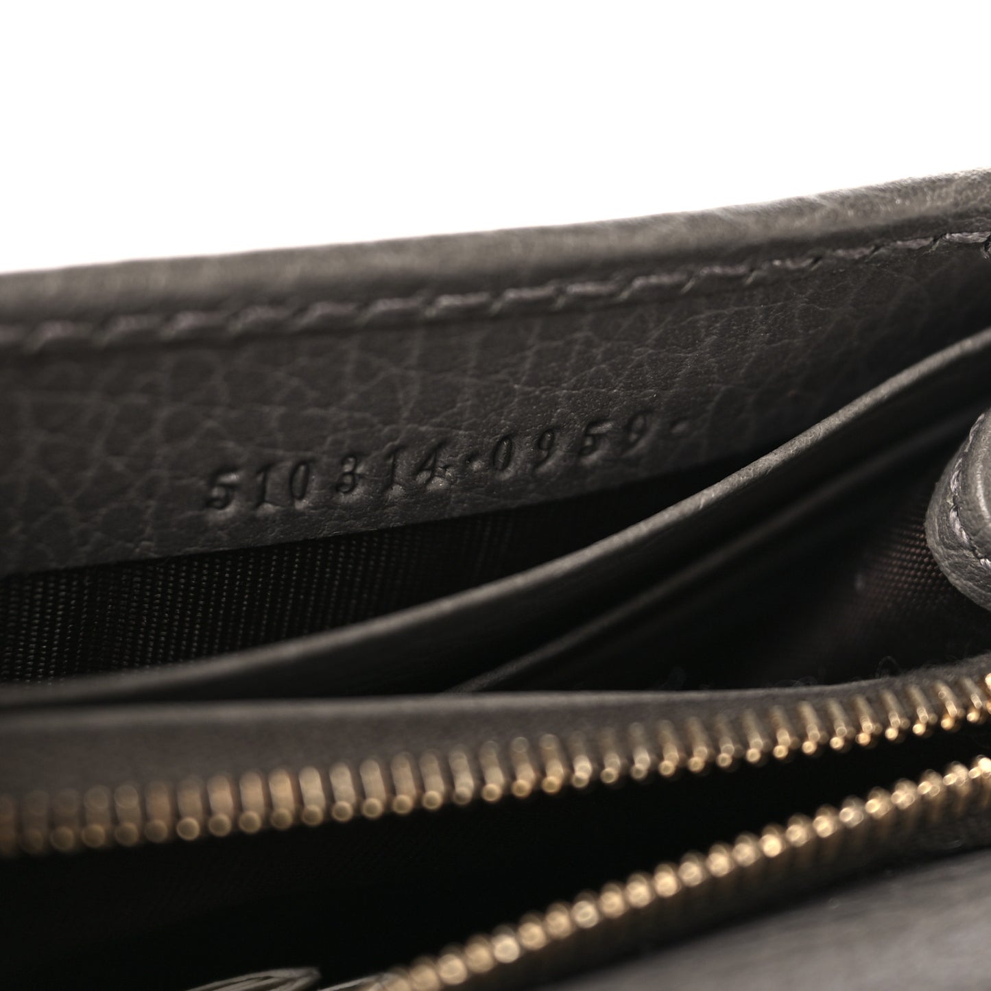 Dollar Calfskin Interlocking G Chain Wallet Loess