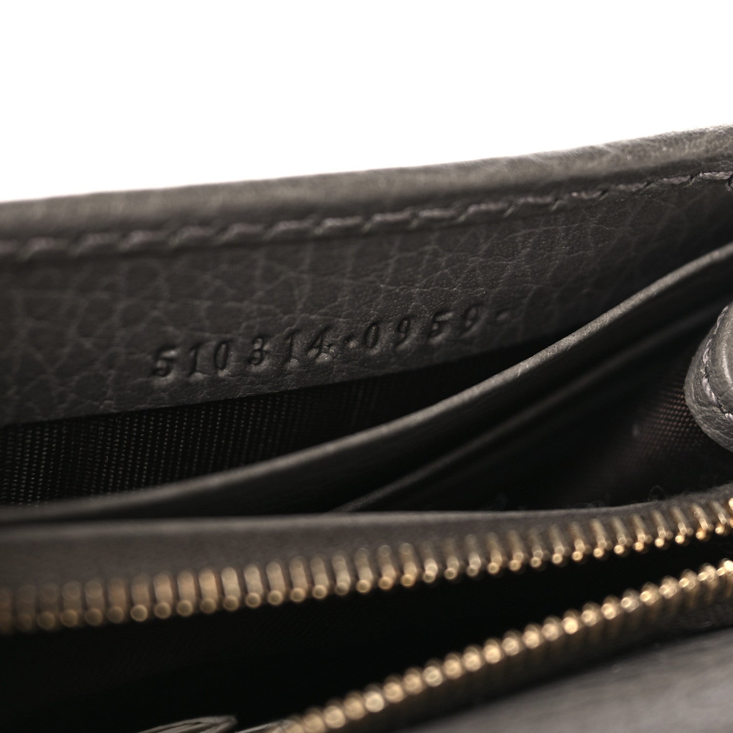 Gucci Dollar Calfskin Interlocking G Chain Wallet Loess 7 of 9