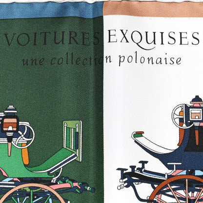Hermes Silk Voitures Exquises Scarf 90 3 of 4