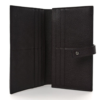 Saint Laurent Grained Calfskin Souple Thin Wallet Amaranto 5 of 7