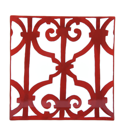 Hermes Porcelain Balcon du Guadalquivir Square Plate n°5 1 of 6