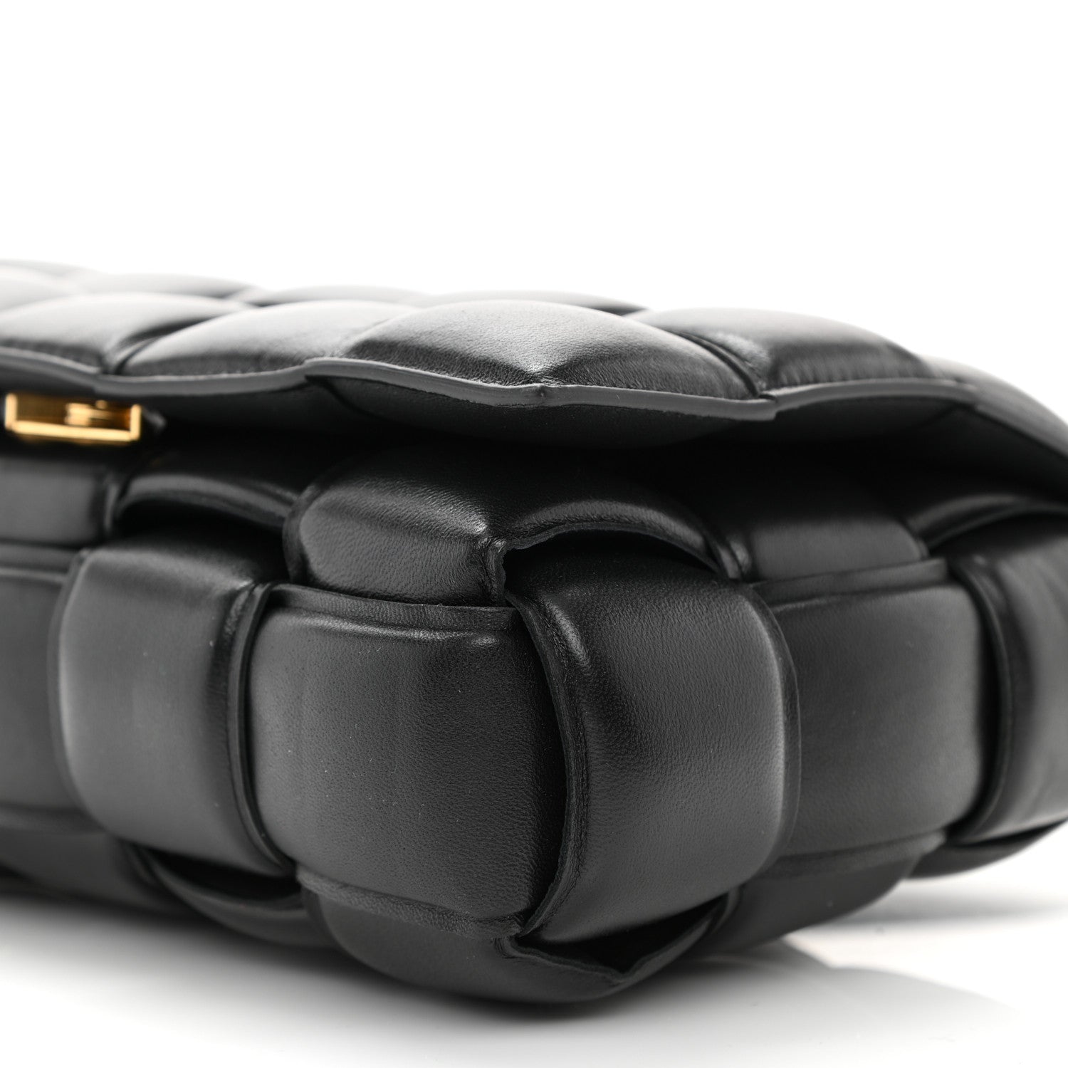 Bottega Veneta Nappa Maxi Intreccio Padded Cassette Crossbody Bag Black 10 of 11