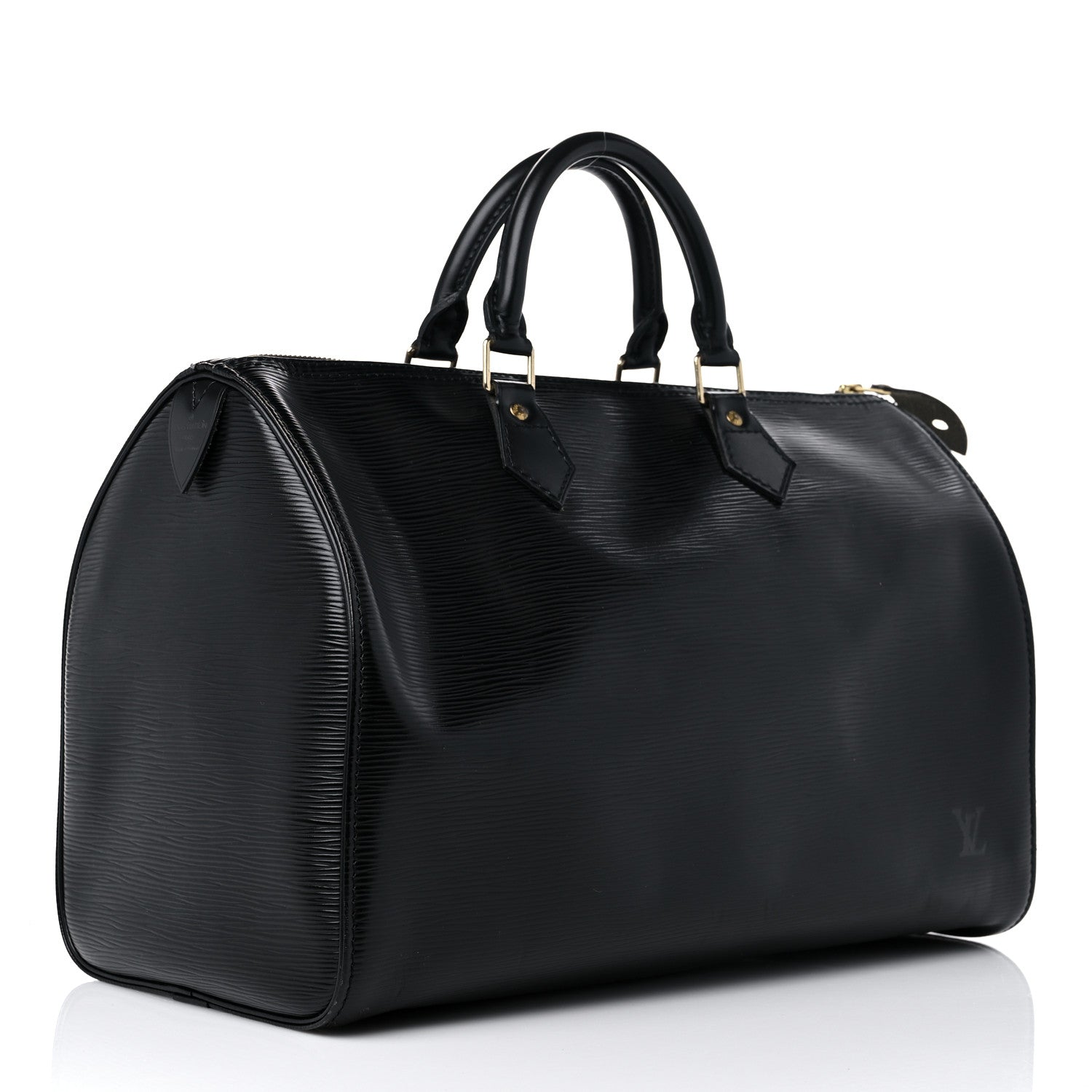 Louis Vuitton Epi Speedy 35 Black 3 of 15