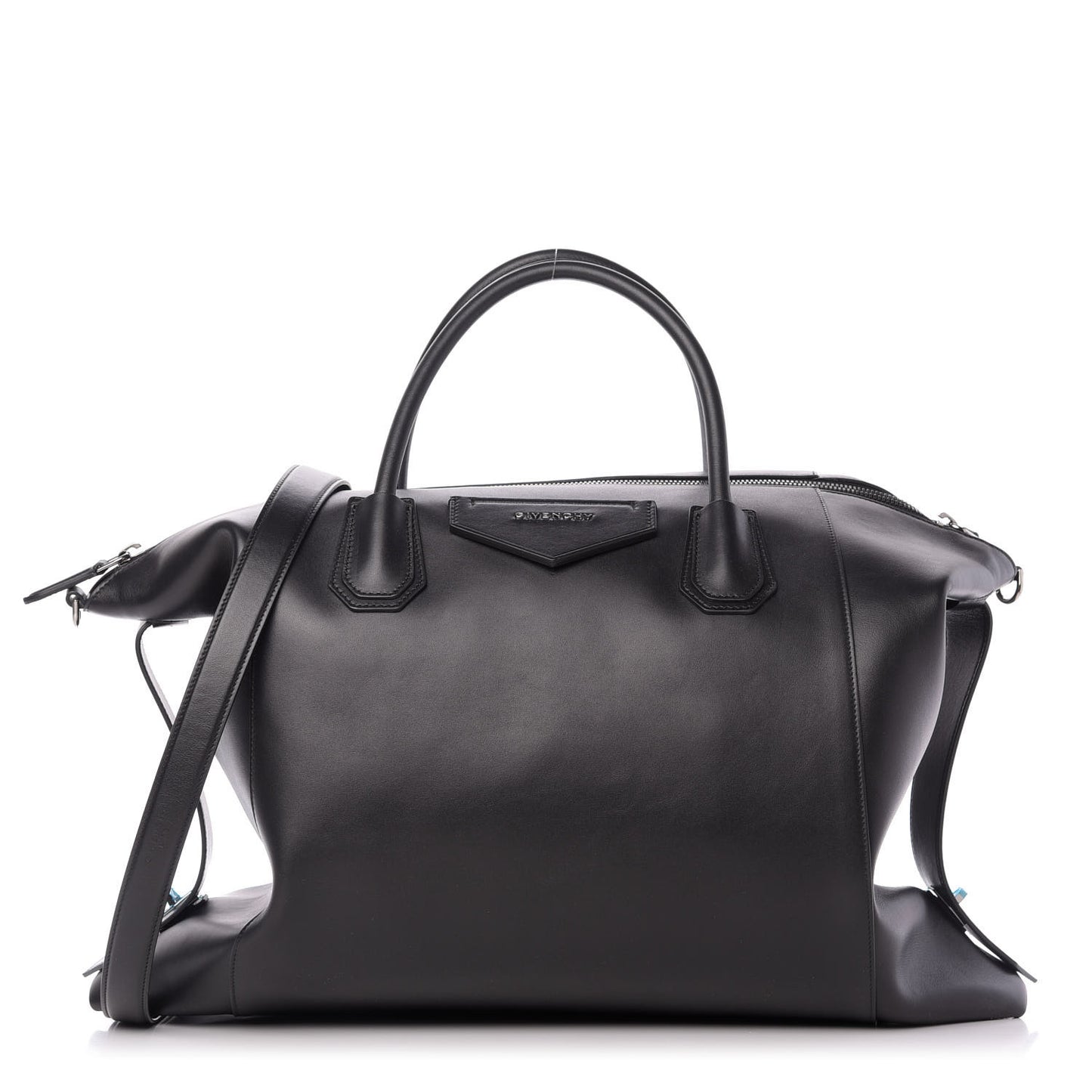 Smooth Calfskin Large Soft Antigona Black