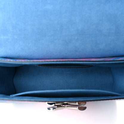 Louis Vuitton Epi Tropical Twist Shoulder Bag MM Blue Rose 6 of 9